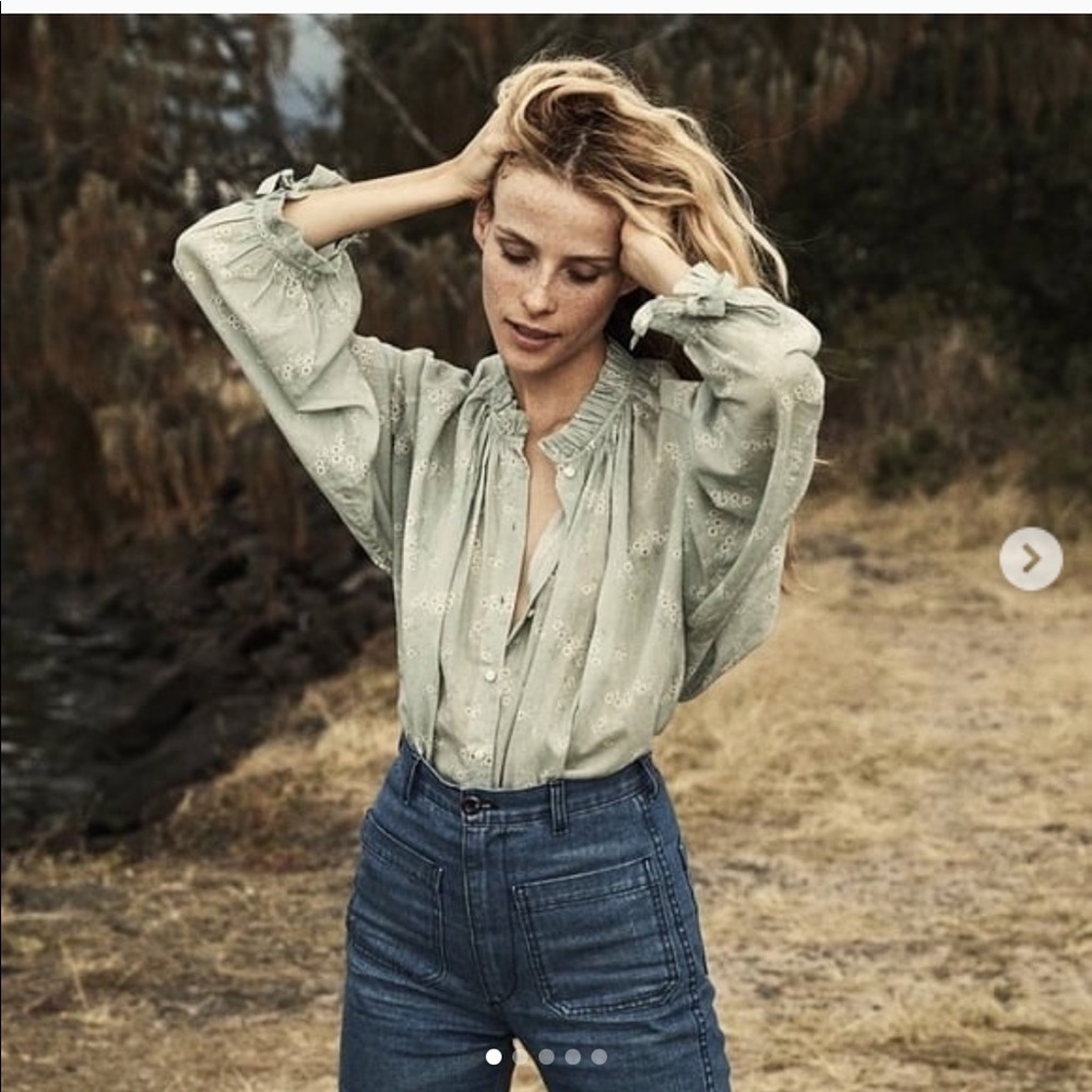 (Sold )Doen Medium Baltic daisy top - Picture 1 of 10